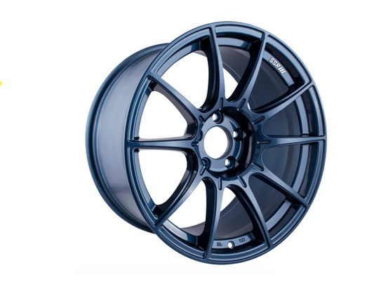 SSR GTX01 19x9.5 5x120 38mm Offset Blue Gunmetal Wheel (S/O, No Cancellations)