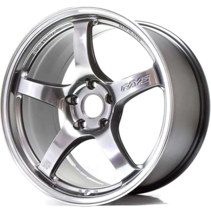 Gram Lights 57CR 17X9 +38-5x114.3 Grace Silver Wheel