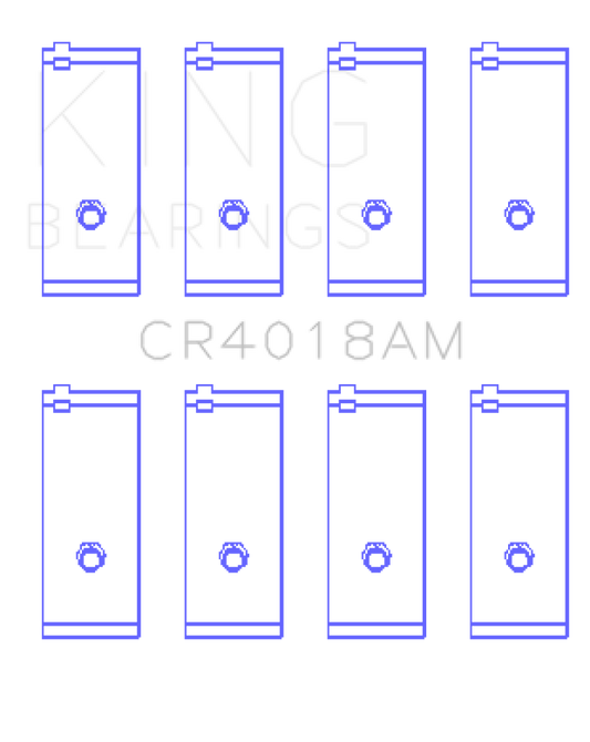 King Toyota 1S/4S/2SELC/3SFE/3SGELC Connecting Rod Bearing Set - Size STD