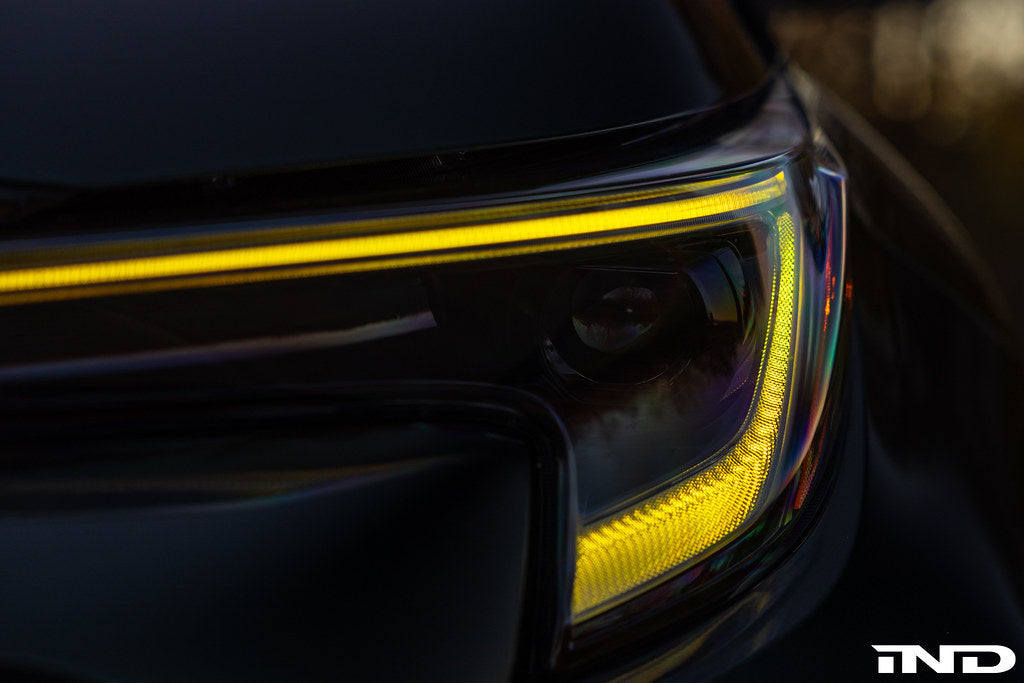 Motorsport+ E210 GR Corolla Race Style Yellow DRL LED Module Set - V2