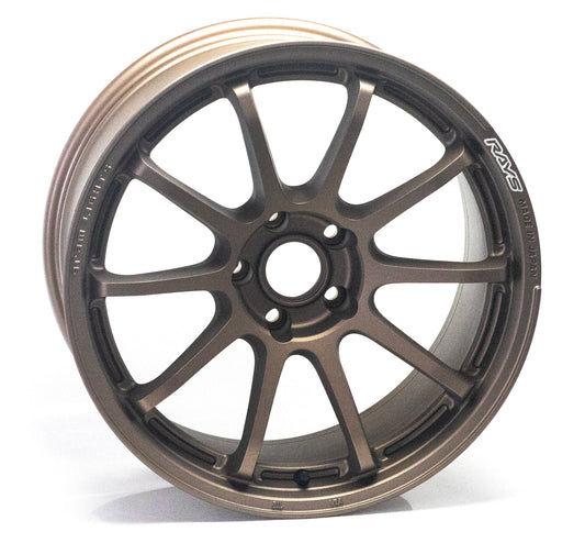 Gram Lights 57NR 18x9.5 +45 5-100 Dark Bronze Wheel