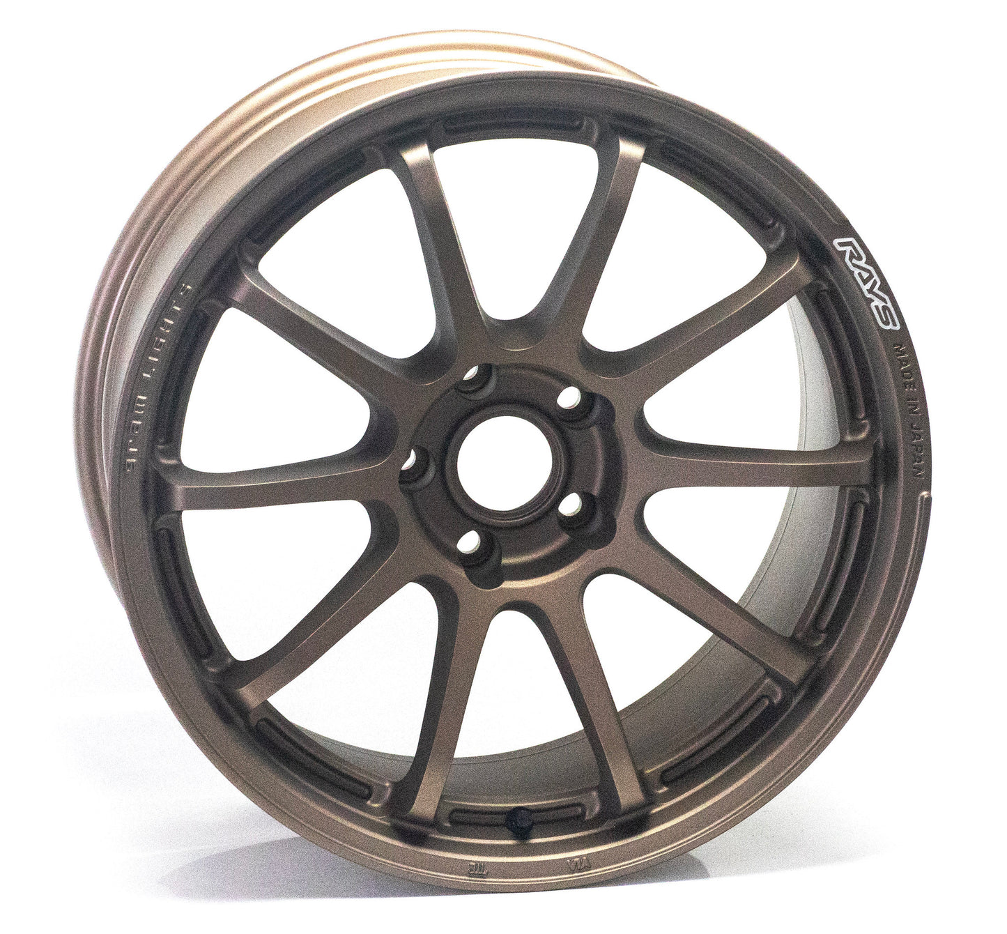 Gram Lights 57NR 18x9.5 +45 5-114.3 Dark Bronze Wheel