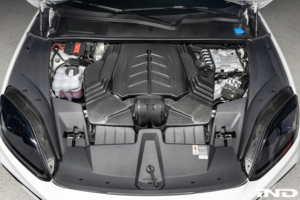 Eventuri 4.0TFSI Twin Turbo V8 Black Carbon Intake System - Rubber Inlet