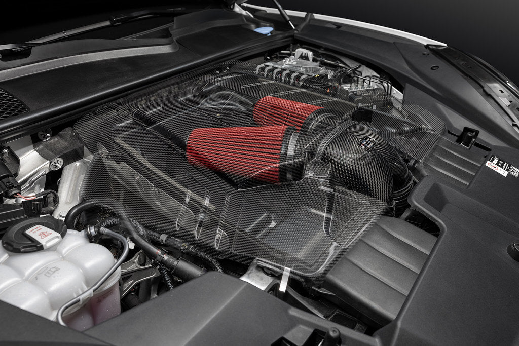 Eventuri 4.0TFSI Twin Turbo V8 Black Carbon Intake System - Rubber Inlet