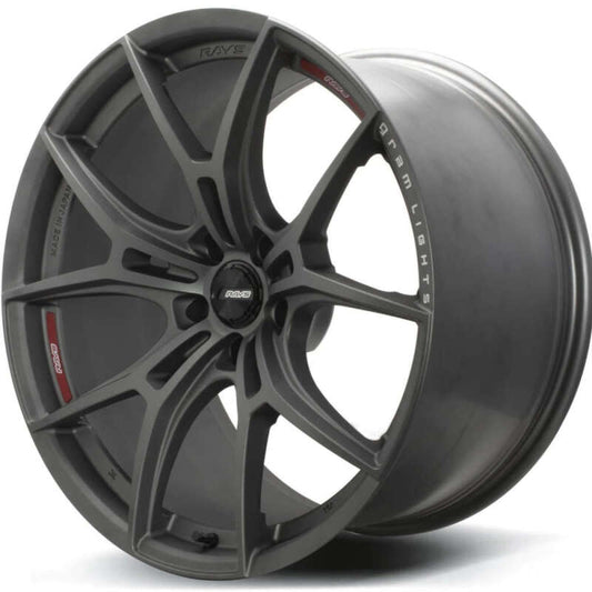Gram Lights 57FXZ Overseas 19x9.5 +20 5x114.3 Matte Graphite w/Machining Wheel