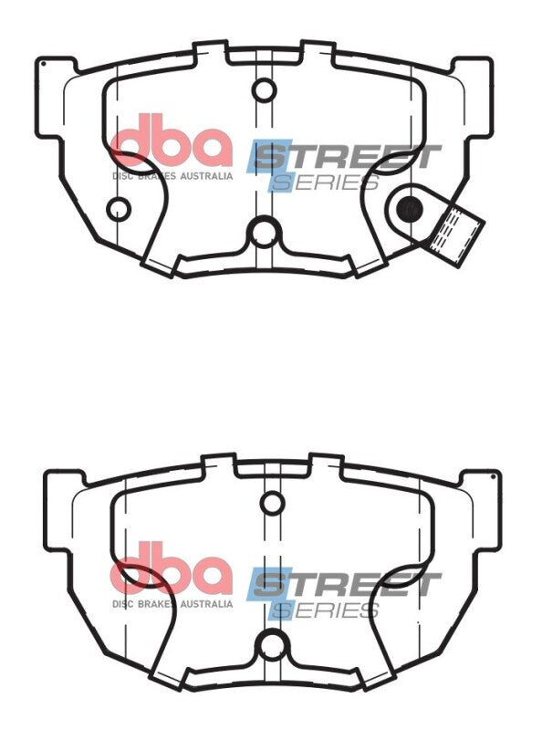 DBA 93-01 Nissan Silvia S14/S15 Street Series Rear Brake Pads