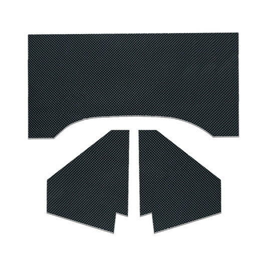 DEI Volkswagen Beetle 3-Piece Firewall Heat Shield - Black (Non-Adhesive)