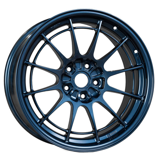 Enkei NT03+M 18x9.5 5x114.3 40mm Offset 72.6mm Bore Misty Blue Wheel *MOQ 40*