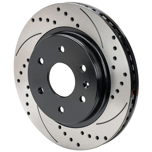 Wilwood Rotor-SRP-Drill/Slot-RH-BLK 13.38 x 1.25 - 6x5.5