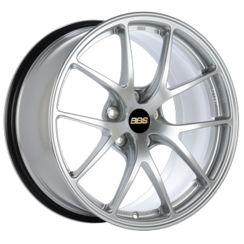 BBS RI-A 18x9.5 5x100 ET45 CB 82mm Diamond Silver Wheel - PFS Ring/Clip Required