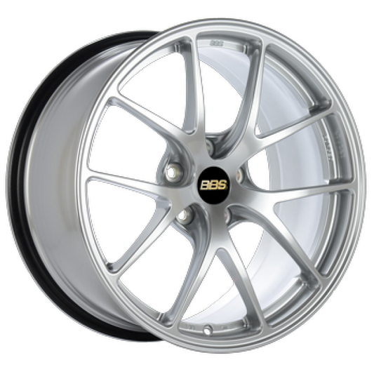 BBS RI-A 18x9.5 5x100 ET45 CB 82mm Diamond Silver Wheel - PFS Ring/Clip Required