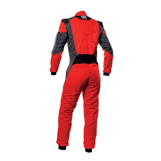 OMP Tecnica Hybrid Overall Fia 8856-2018 - Red/Black Sz 52