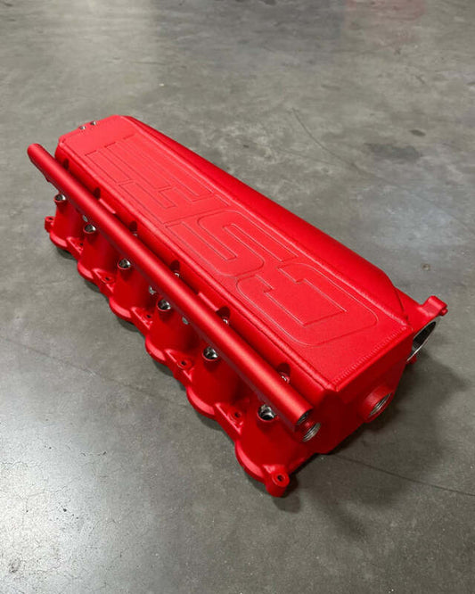 CSF Gen 2 B58 Race X Charge-Air-Cooler Manifold - Anodized Red