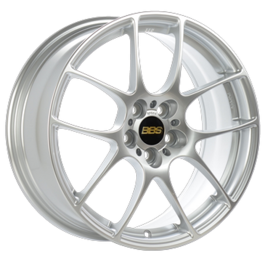 BBS RF 18x8 5x112 ET45 PFS Diamond Silver Wheel -82mm PFS/Clip Req