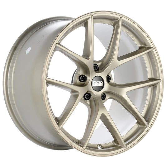 BBS Unlimited CI-R 20x8.5 ET65.5 (Face 0) Satin White-Gold Wheel