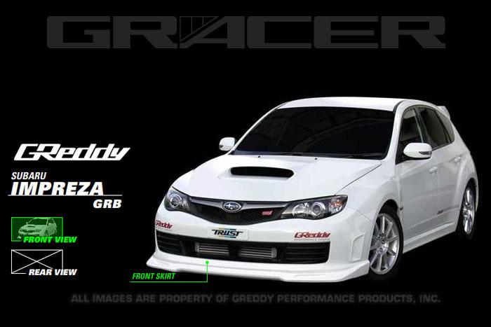 GReddy 08+ WRX & STi Front Lip Spoiler  ** Must ask/call to order**