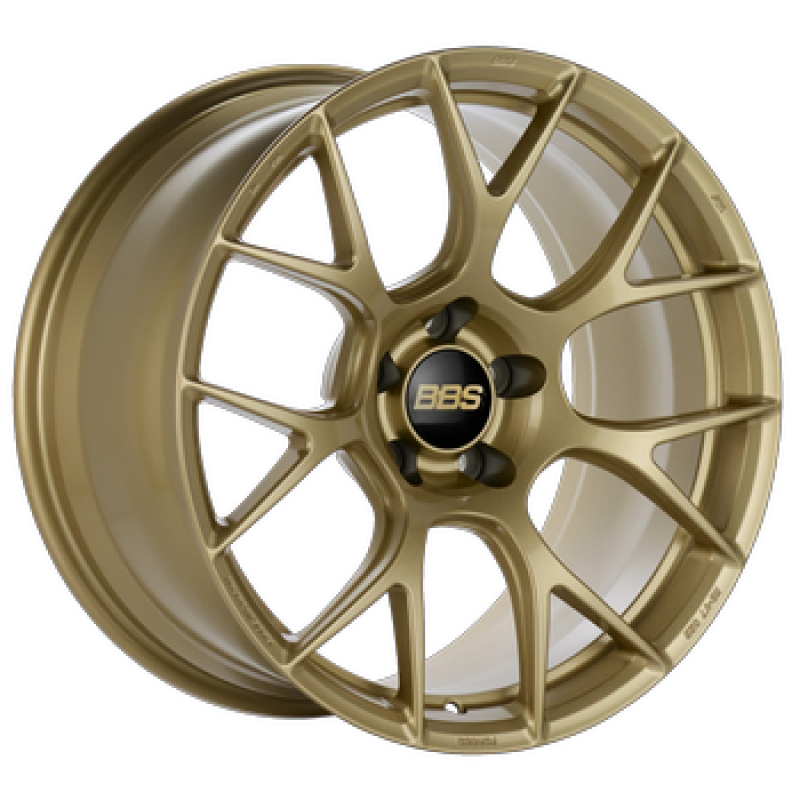 BBS RE-V7 19x10.5 5x112 ET33 PFS Gloss Gold Wheel - 82mm PFS/Clip Required