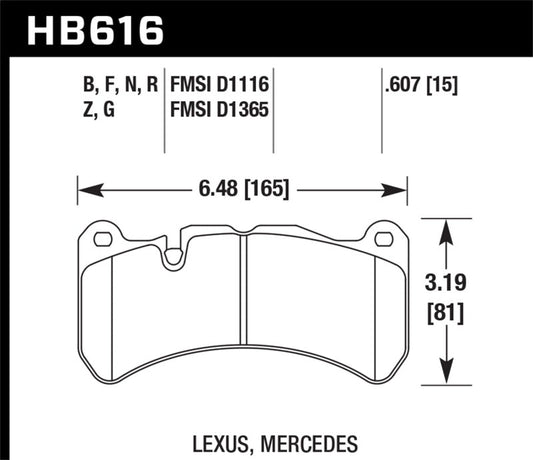 Hawk 2018-2021 Subaru WRX STI HP Plus Street Front Brake Pads