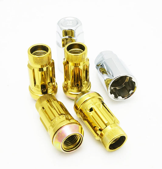 Wheel Mate Muteki SR45R Lug Nut Kit Lock Set 12x1.25 45mm - Yellow
