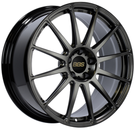BBS FS 19x10 5x112 ET38 PFS Diamond Black Wheel -82mm PFS/Clip Req