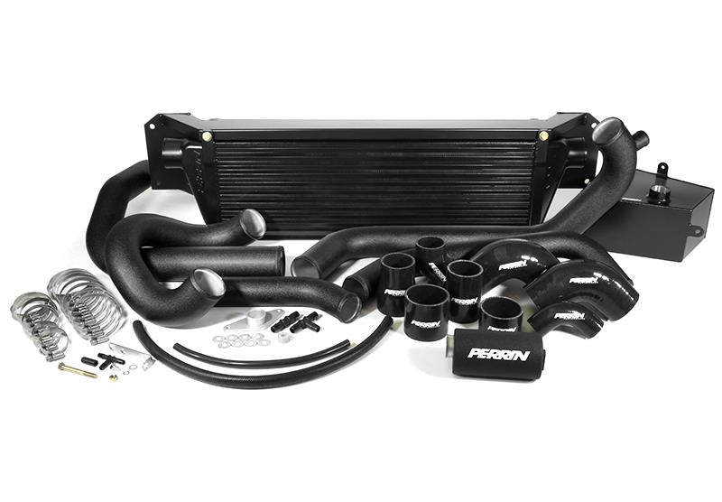 PERRIN 15-21 Subaru STI Front Mount Intercooler Boost Tubes + Hardware - Black Tubes