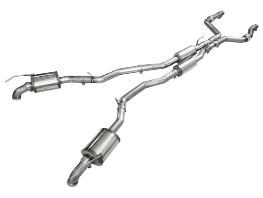 AWE Tuning 2021+ Ford Explorer Tremor 3.0TT 0FG Dual Rear Exit Exhaust w/ Bash Guard