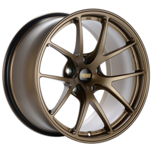 BBS RI-A 18x10.5 5x120 ET25 PFS Satin Bronze Wheel -82mm PFS/Clip Req