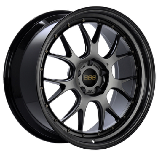 BBS LM-R 20x9.5 5x120 ET23 Diamond Black Center and Barrel Wheel -82mm PFS/Clip Required