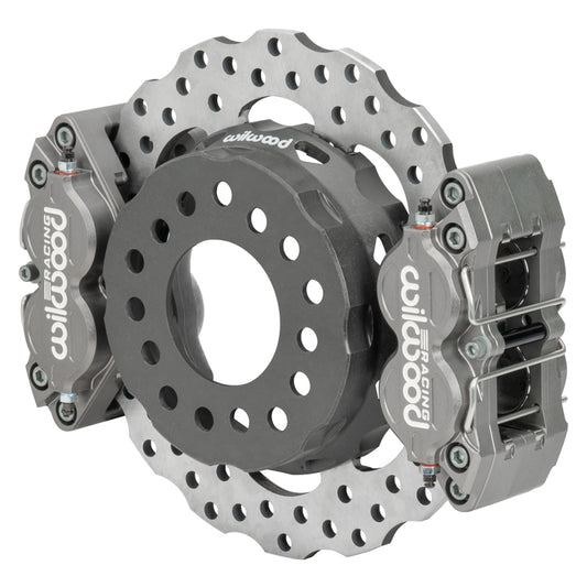 Wilwood Big Ford New Style Dynapro SA Lug Drive Dynamic Dual Rear Drag Brake Kit- 2.36 Offset