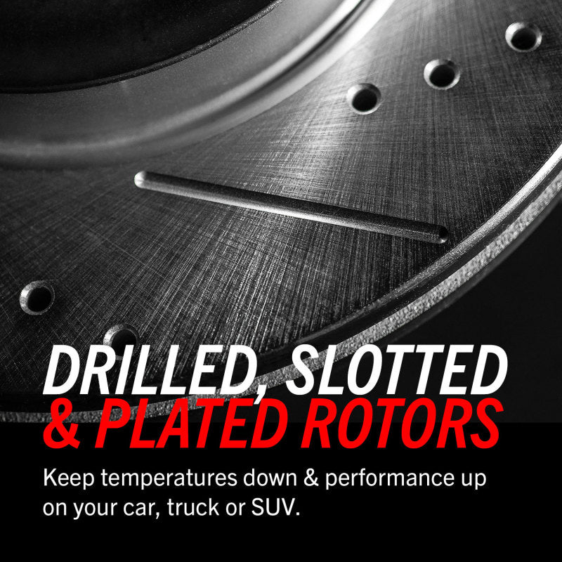 Power Stop 15-22 Ford Mustang Front Drilled & Slotted Rotor - Pair