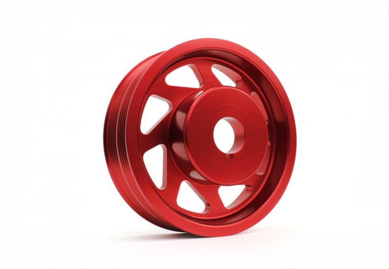 PERRIN 93-14 Subaru Impreza (Incl. 02-14 WRX) / 04-21 STI Lightened Crank Pulley - Red
