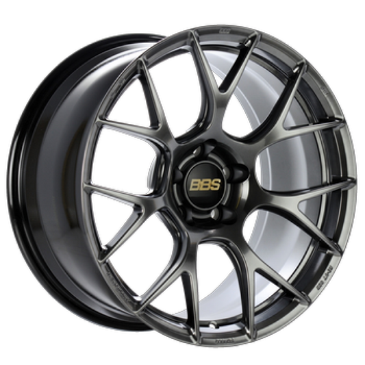 BBS RE-V7 18x8.5 5x112 ET25 Diamond Black Wheel -82mm PFS/Clip Required