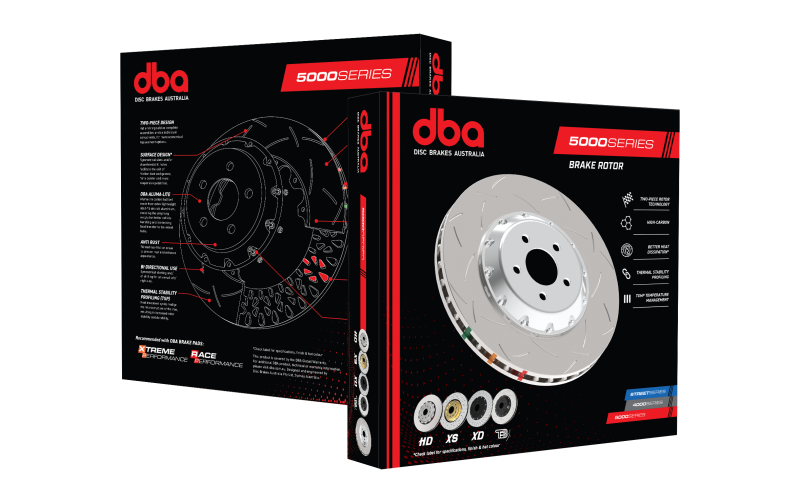 DBA 24-26 Ford Mustang Dark Horse (390mm Front Rotor) Front 5000 Series Slotted Rotor