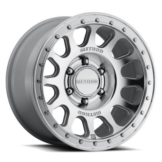 Method MR709 HD Bead Grip 17x 8.5in / ET0 / 6x5.5 BP / 106.25mm Bore - Machined Wheel