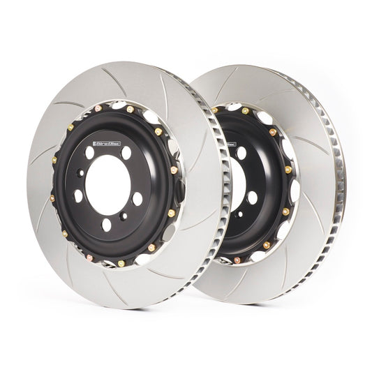 GiroDisc 08-15 Mercedes-Benz C63 (W204) Dimpled & Slotted Rear Rotors