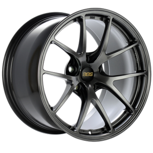 BBS RI-A 18x9 5x114.3 ET50 82mm PFS Required Diamond Black Wheel