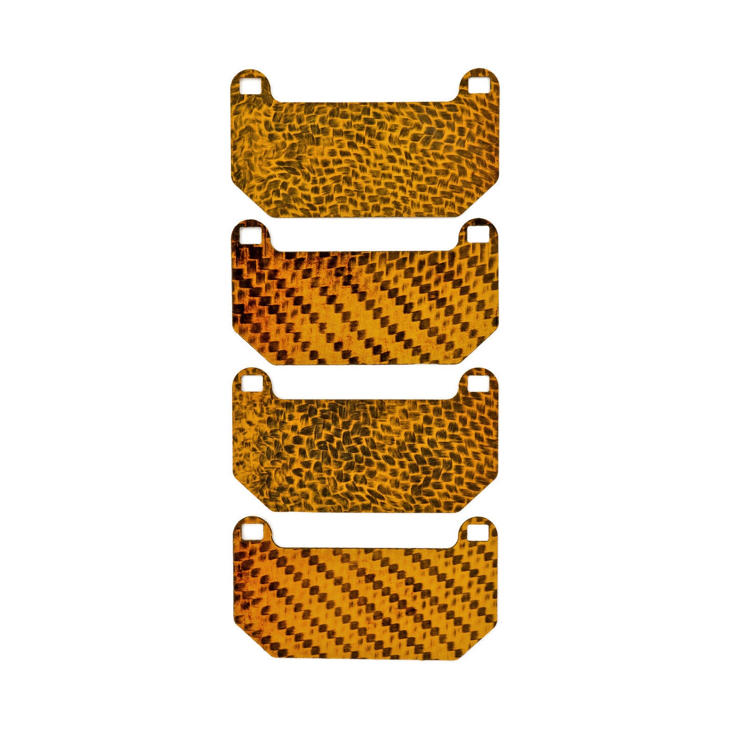 HEL Performance Carbon Fiber Brake Pad Shims for Subaru WRX STi with Brembo calipers 2008-2017