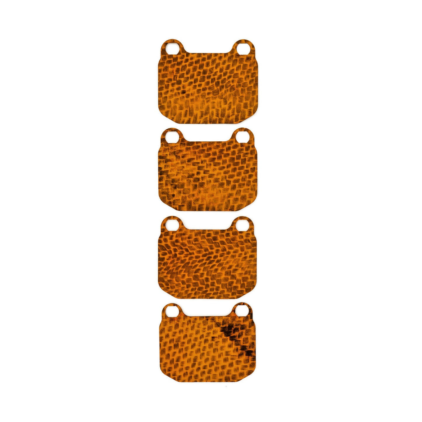HEL Performance Carbon Fiber Brake Pad Shims for Subaru Impreza GDB WRX STi with Brembo calipers 2004-2007
