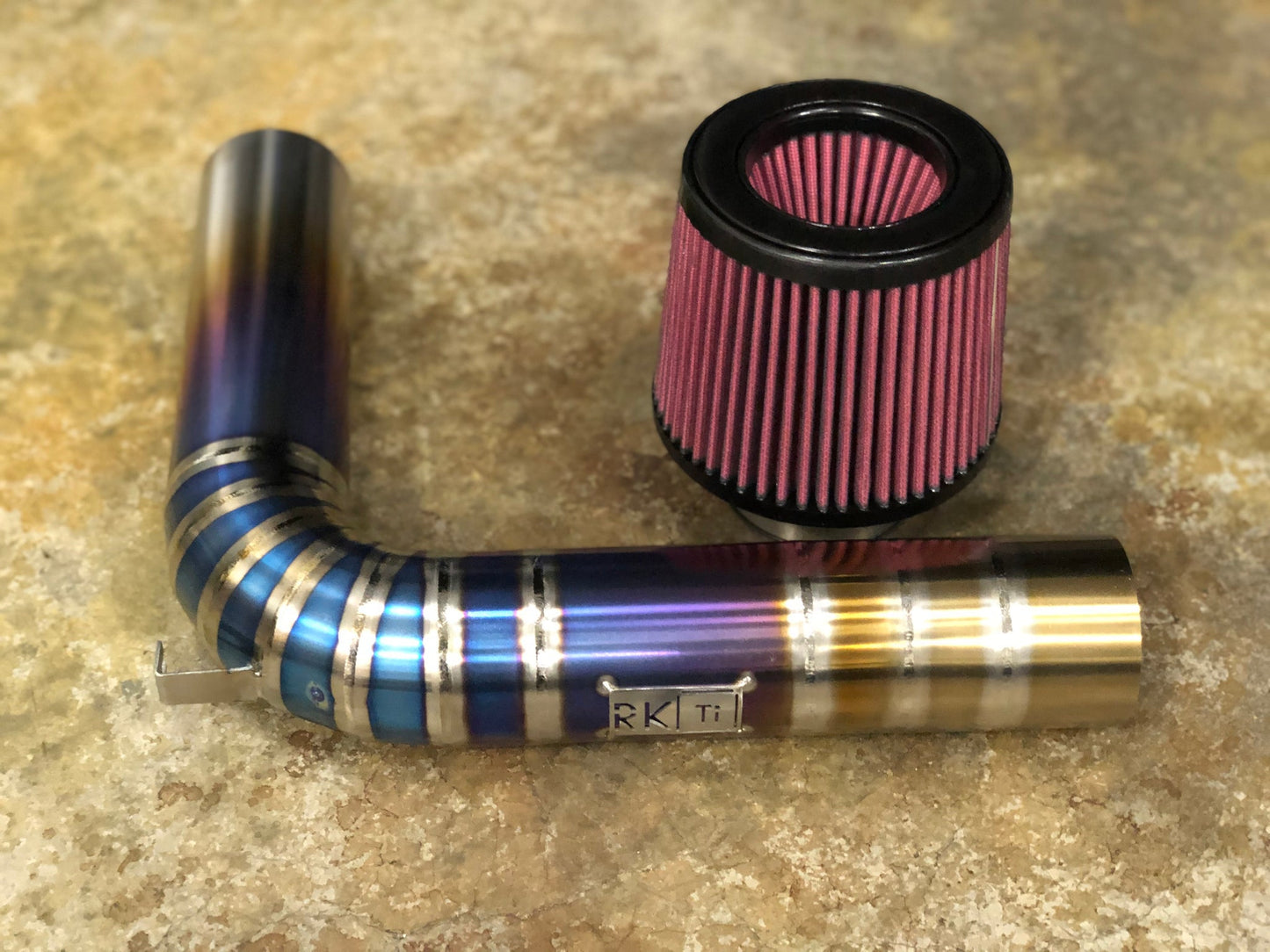 PWR Intercooler & RK Titanium Intercooler Piping & Intake Combo 2015-2021 Subaru WRX STI