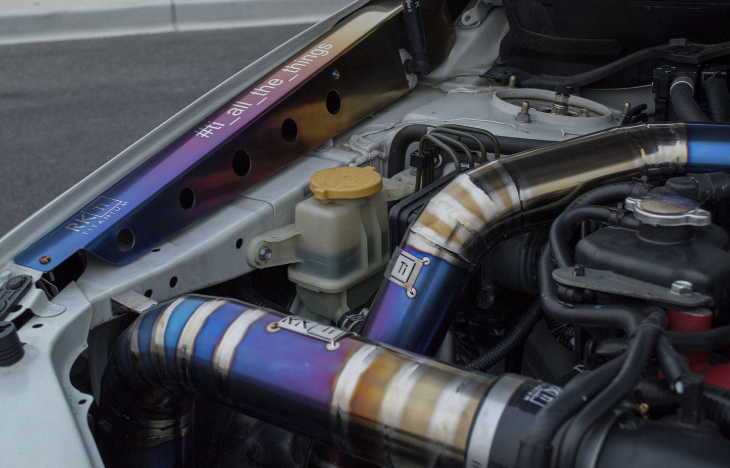 PWR Intercooler & RK Titanium Intercooler Piping & Intake Combo 2015-2021 Subaru WRX STI