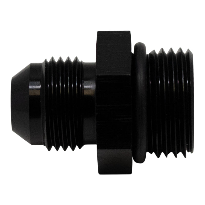 DeatschWerks 10AN ORB Male to 8AN Male Flare Adapter (Incl O-Ring) - Anodized Matte Black