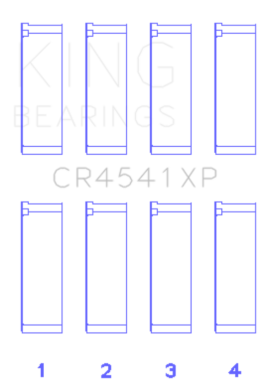 King Honda F23 Performance Rod Bearing Set - Size STD
