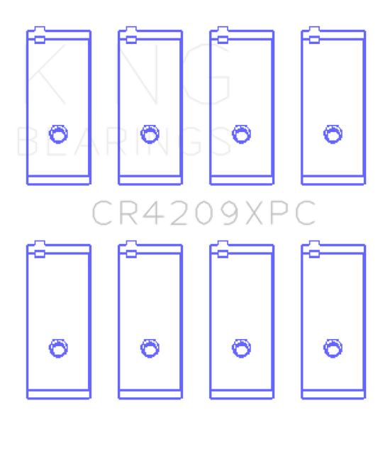 King Toyota 3SGTE 16v 2.0L pMaxKote Performance Rod Bearing Set - Size STD