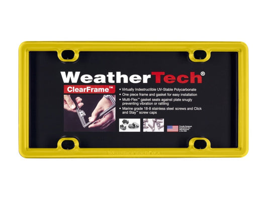 WeatherTech ClearFrame - Yellow