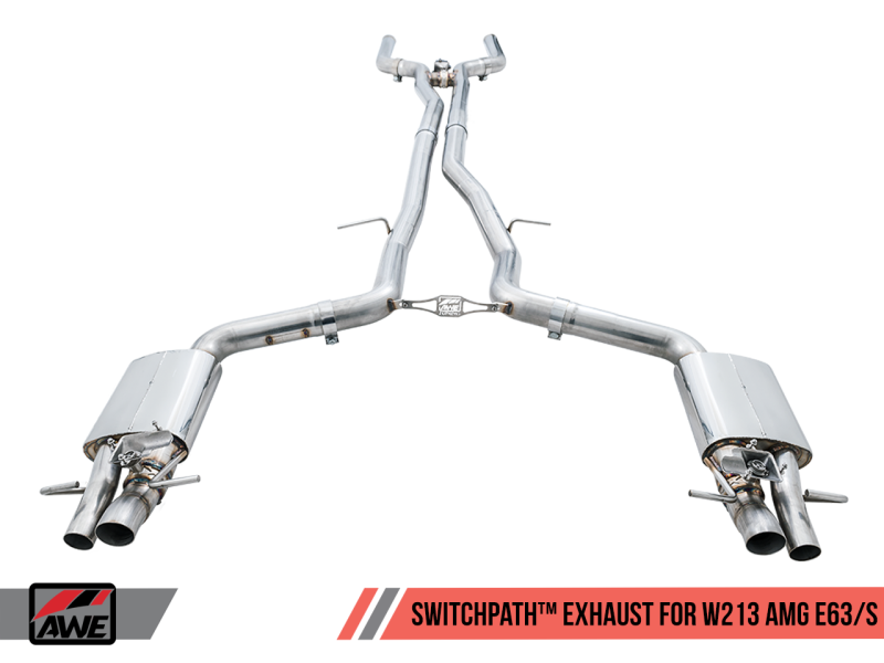 AWE Tuning Mercedes-Benz W213 AMG E63/S Sedan/Wagon SwitchPath Exhaust System - for DPE Cars