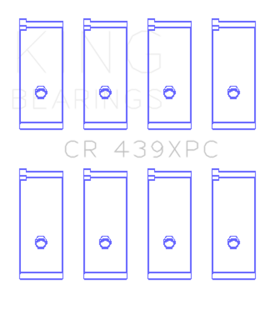 King Honda B18A1/B18B1 pMaxKote Performance Rod Bearing Set - Size STDX
