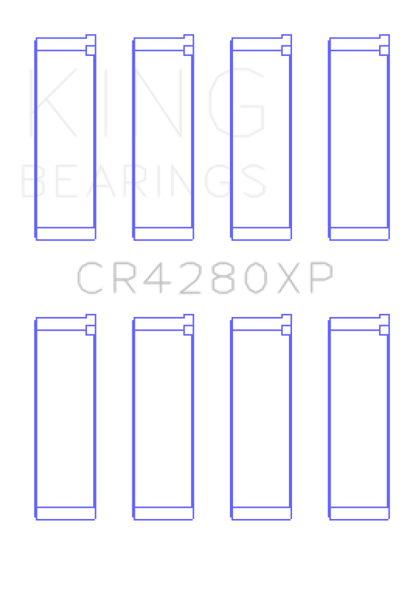 King Engine Bearings Subaru WRX/STi EJ20/EJ22/EJ25 48mm Rod Performance Rod Bearing Set - Size STD