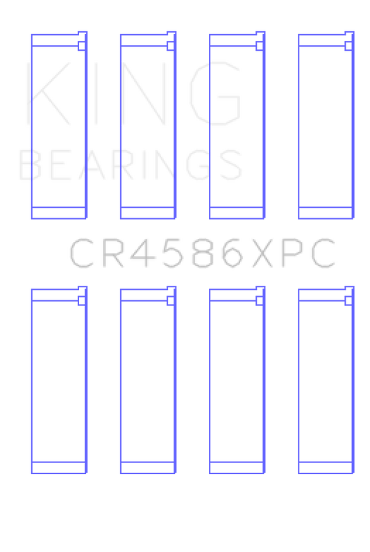 King Mitsubishi 4B11T Performance Coated Rod Bearing Set - Size STDX