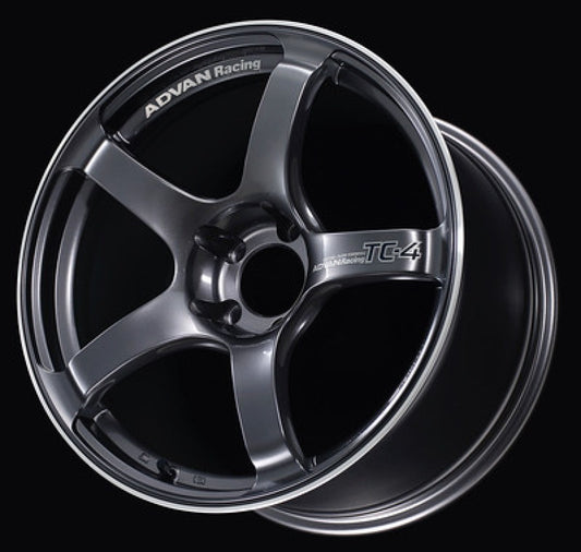 Advan TC4 16x5.5 +45 4x100 Racing Gunmetallic and Ring Wheel