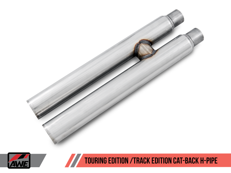 AWE Tuning S550 Mustang GT Cat-back Exhaust - Track Edition (Chrome Silver Tips)